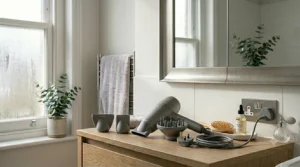 Using a lightweight hair dryer with a slim concentrator nozzle for a smooth, sleek salon-style blow-dry.