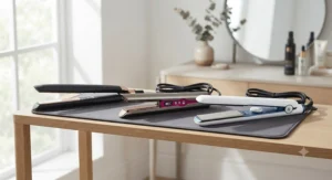 A side-by-side comparison of the best hair straighteners, highlighting different barrel shapes and temperature controls.