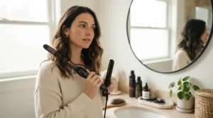 Exploring a wide tooth comb vs detangling brush for defining natural waves without pulling.